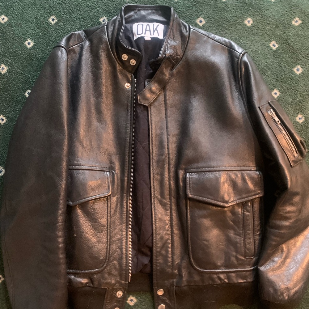Oak leather jacket
